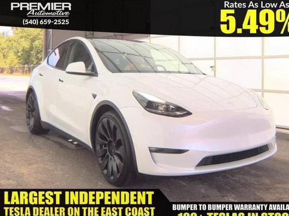 TESLA MODEL Y 2022 7SAYGDEF6NF515325 image